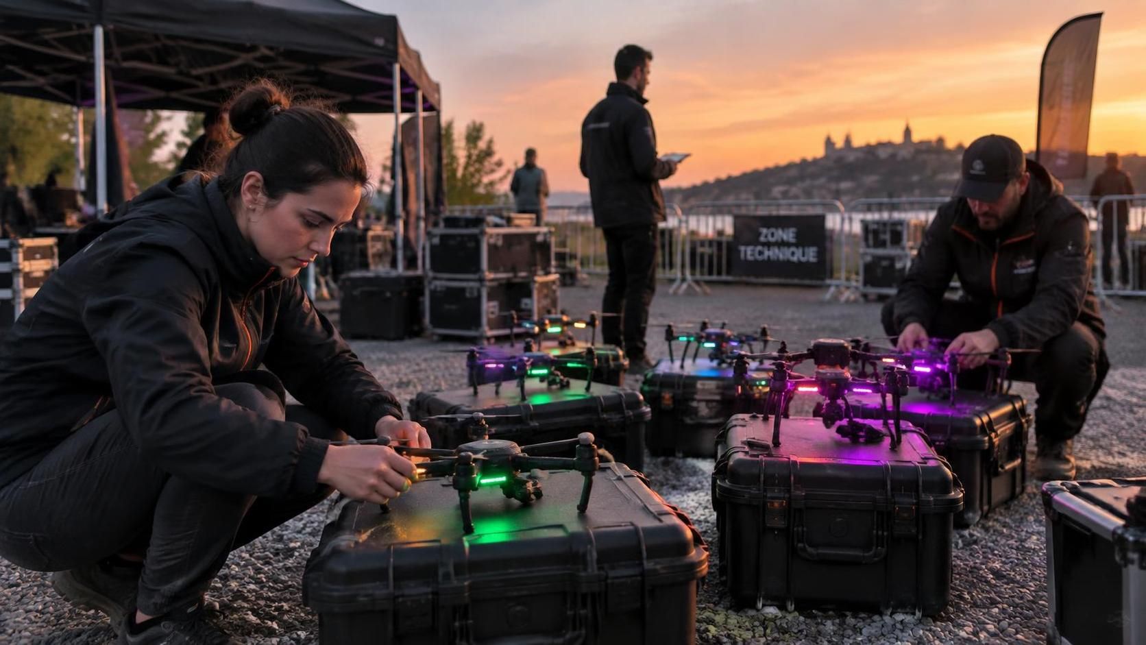 découvrez comment organiser un spectacle de drones lumineux pour un événement privé : budget, autorisations, sécurité et conseils pour une expérience inoubliable.