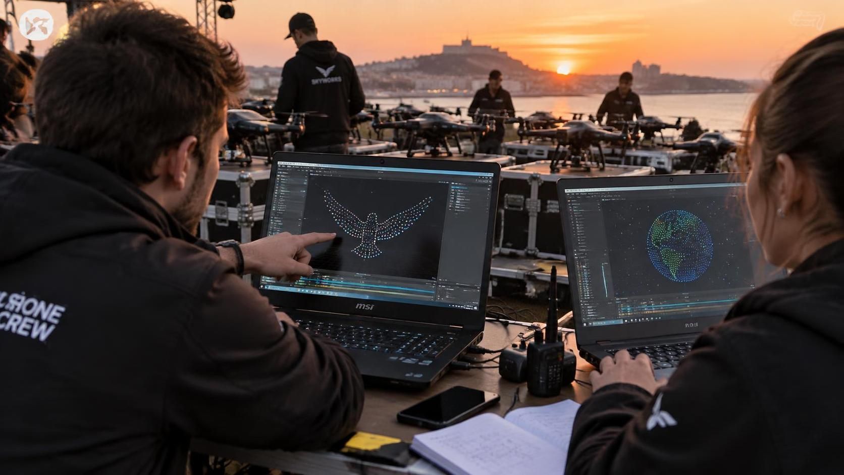découvrez les logiciels recommandés pour créer des animations avec des drones : conception de chorégraphies, simulation et synchronisation des vols.